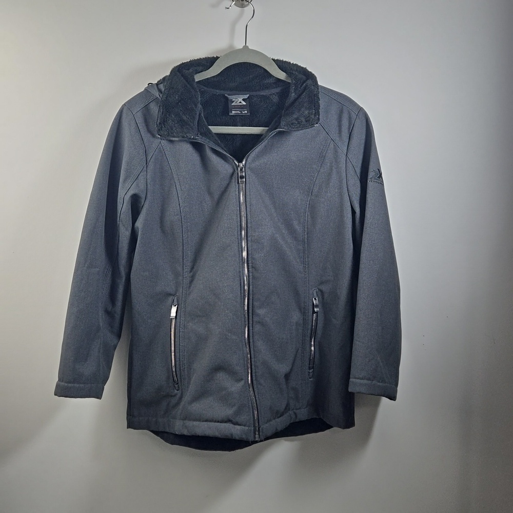 ZeroXposur Black Softshell Hooded Jacket
